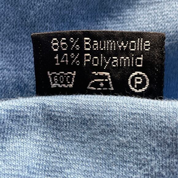 Götzburg Long Sleeve Crewneck Cotton Base Layer Long Shirt Powder Blue - Picture 5 of 6